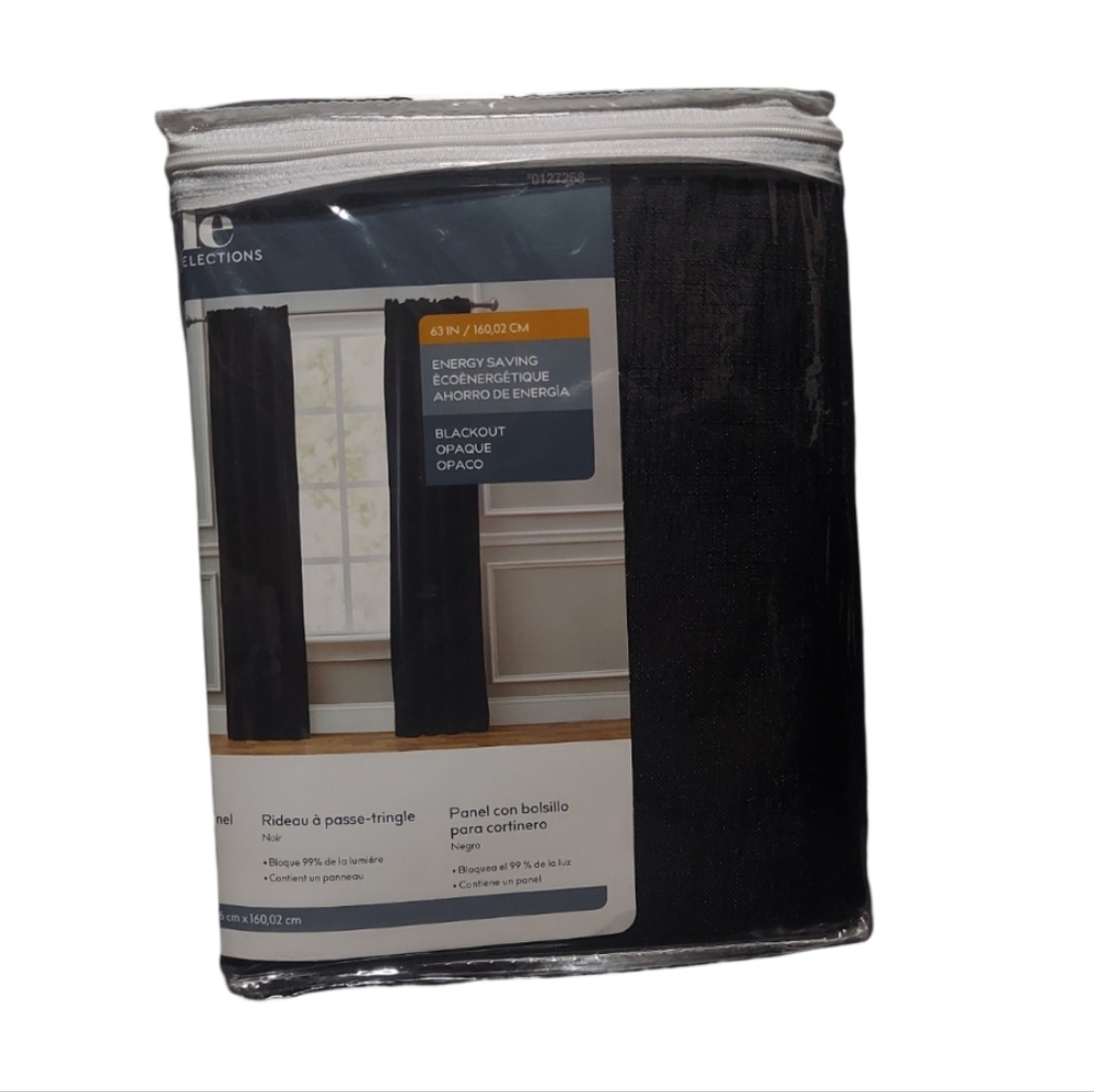 Black curtain